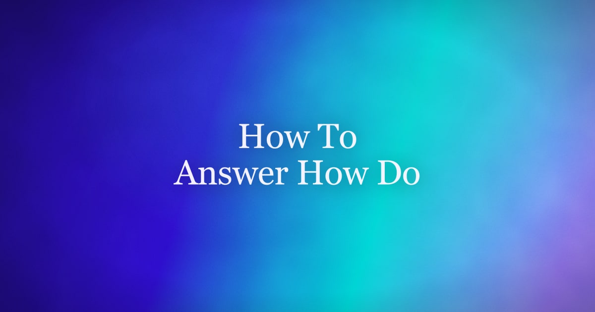How to Answer \"How Do You Handle Stress and Pressure?\"