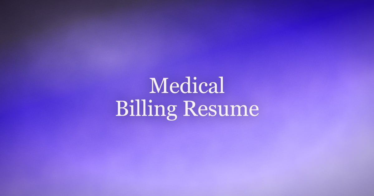How to Write a Medical Billing Resume That Passes ATS and Lands Interviews