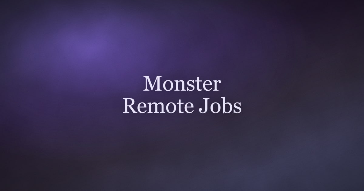 How to Find Remote Jobs on Monster.com in 2026
