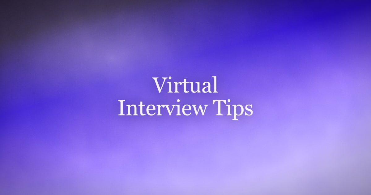 Virtual Interview Tips to Look Sharp on Camera in 2026